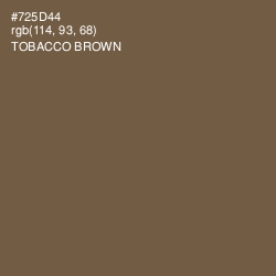 #725D44 - Tobacco Brown Color Image